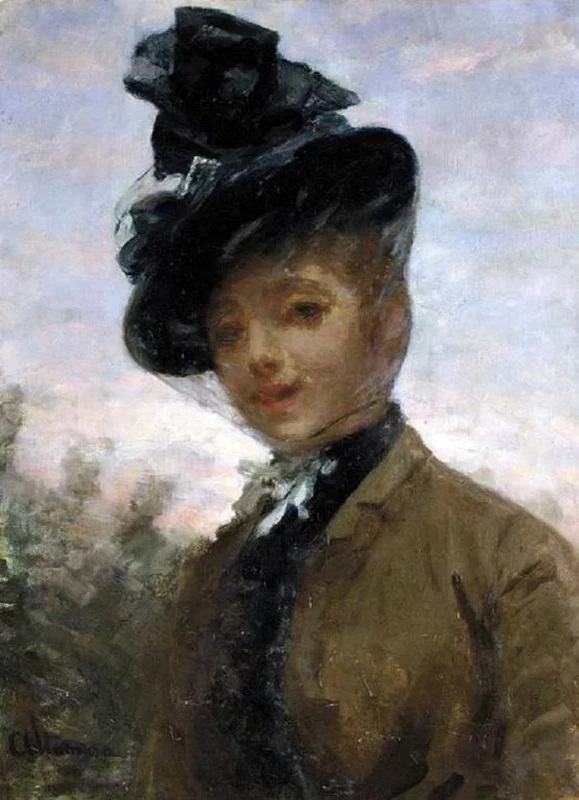 Ritratto di donna con cappello